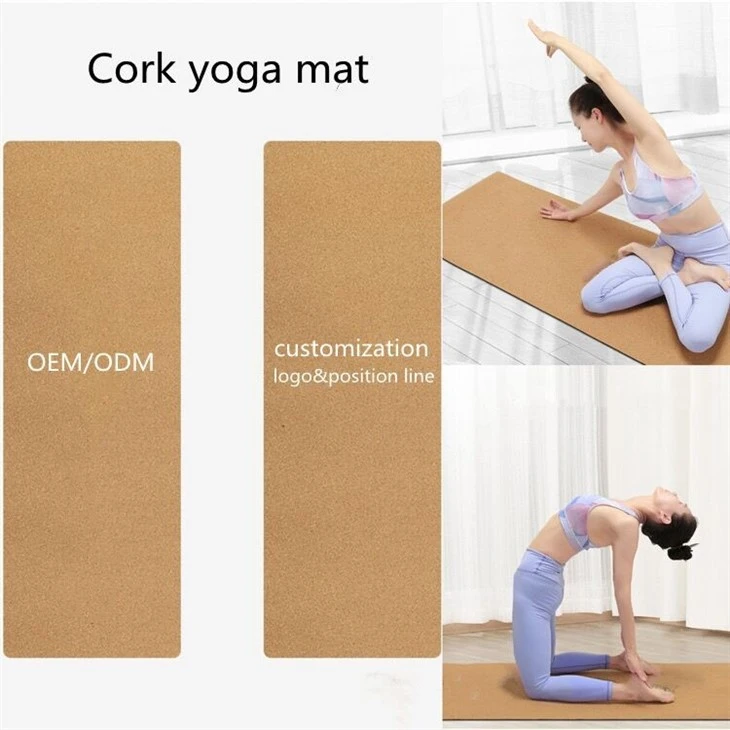 1, cork yoga mat accept customized logo