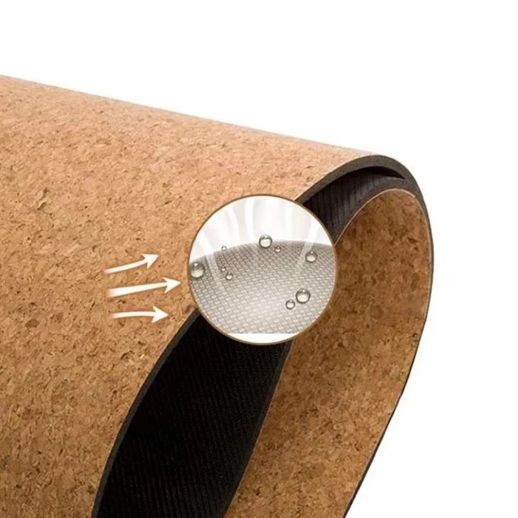 Cork rubber Yoga Mat Cork rubber Yoga Mat