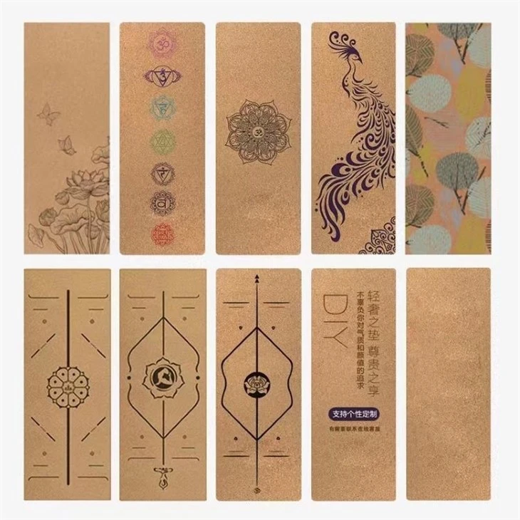 cork yoga mat..